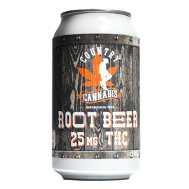 25mg Country Cannabis Soda - Root Beer