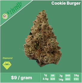 Cookie Burger Flower - Happy Cultivators