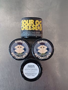 1g Burly Botanicals Indica Live Rosin - Sour OG Cheese #3