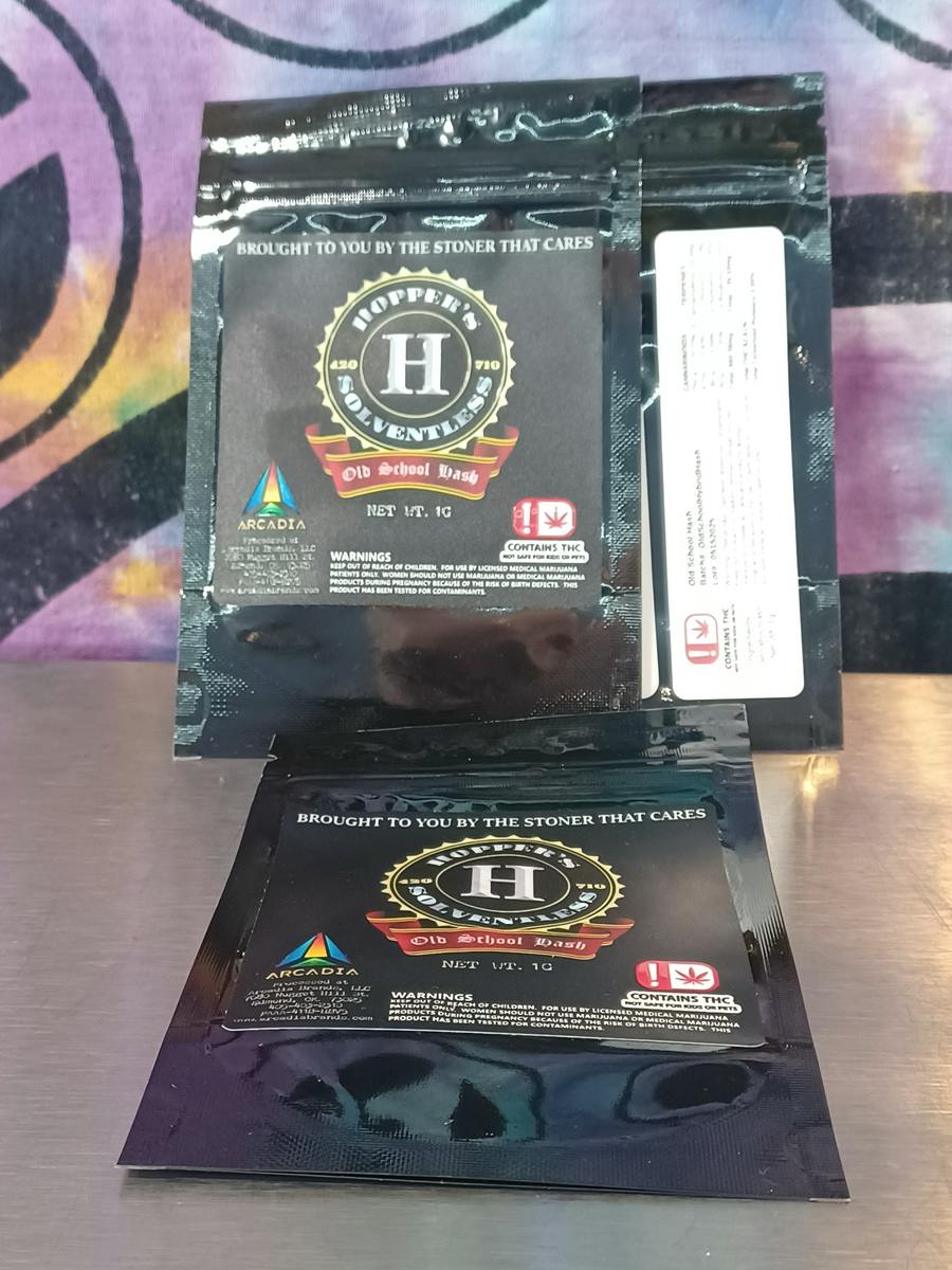 1g Old School Brick Hash - Hopper Solventless