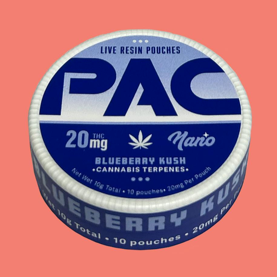 200mg PAC Nano Live Resin Dip Pouch - Blueberry Kush