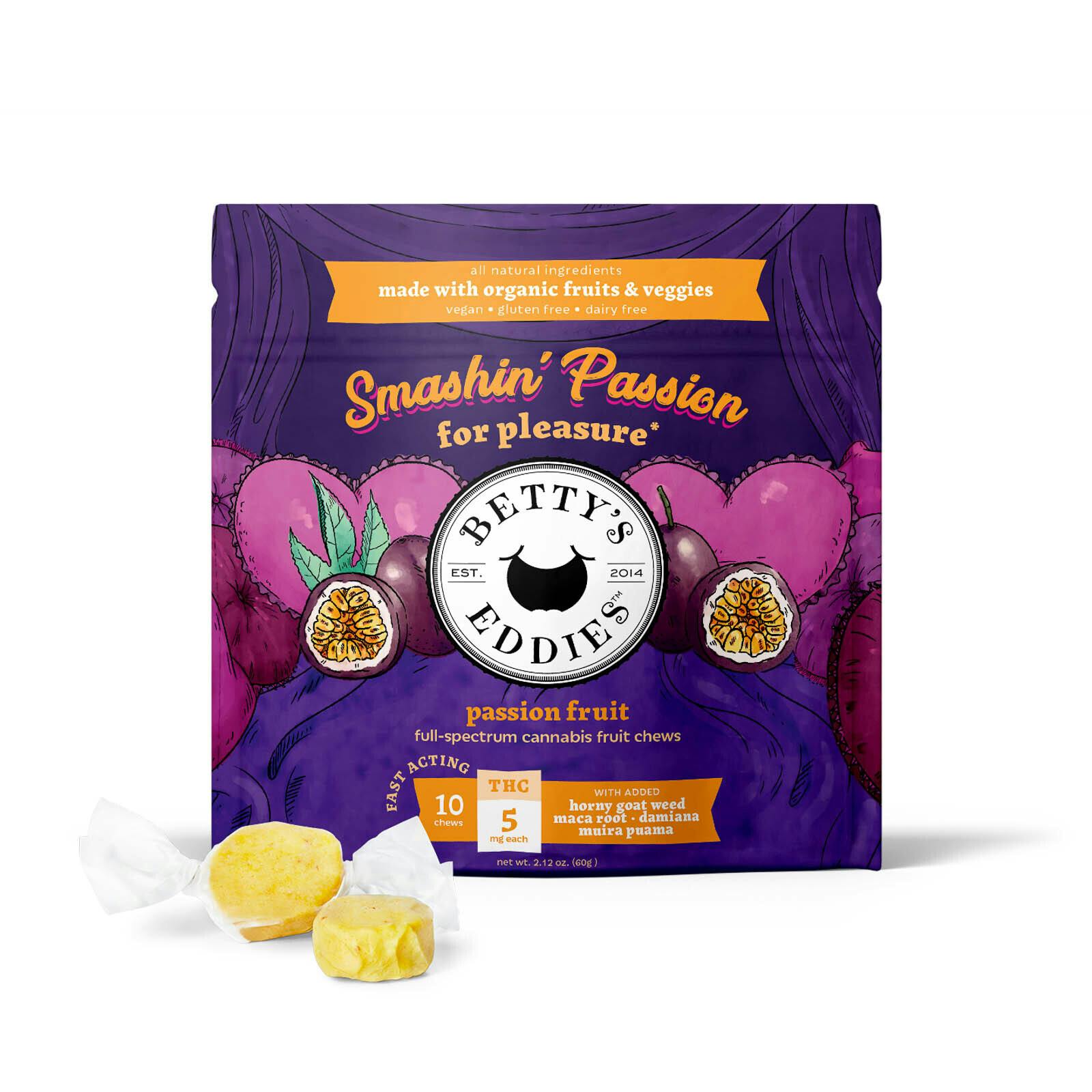 Smashin’ Passion - Passionfruit Fruit Chews | Betty's Eddies