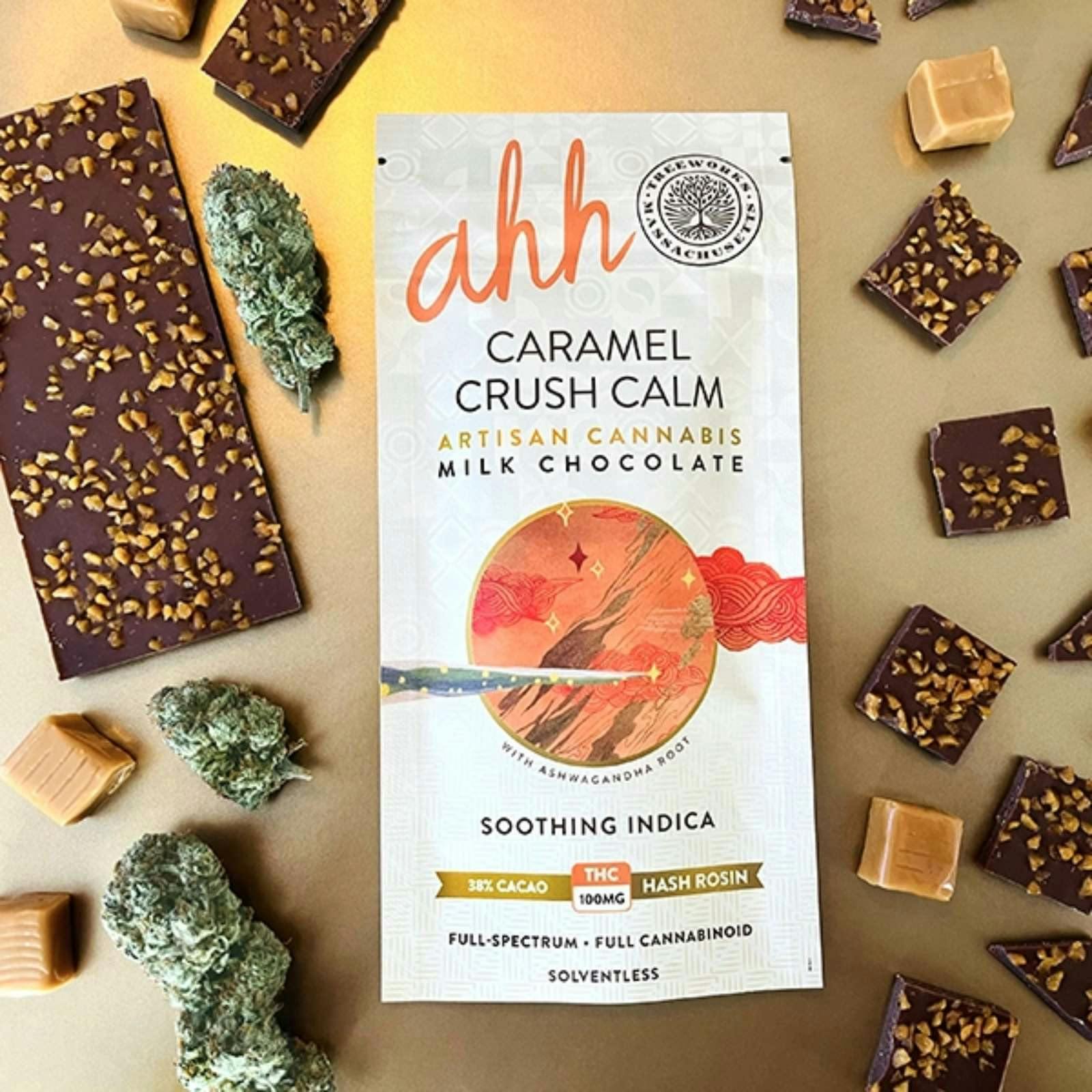 Caramel Crush Milk Chocolate Bar *Indica* | Ahh Chocolate