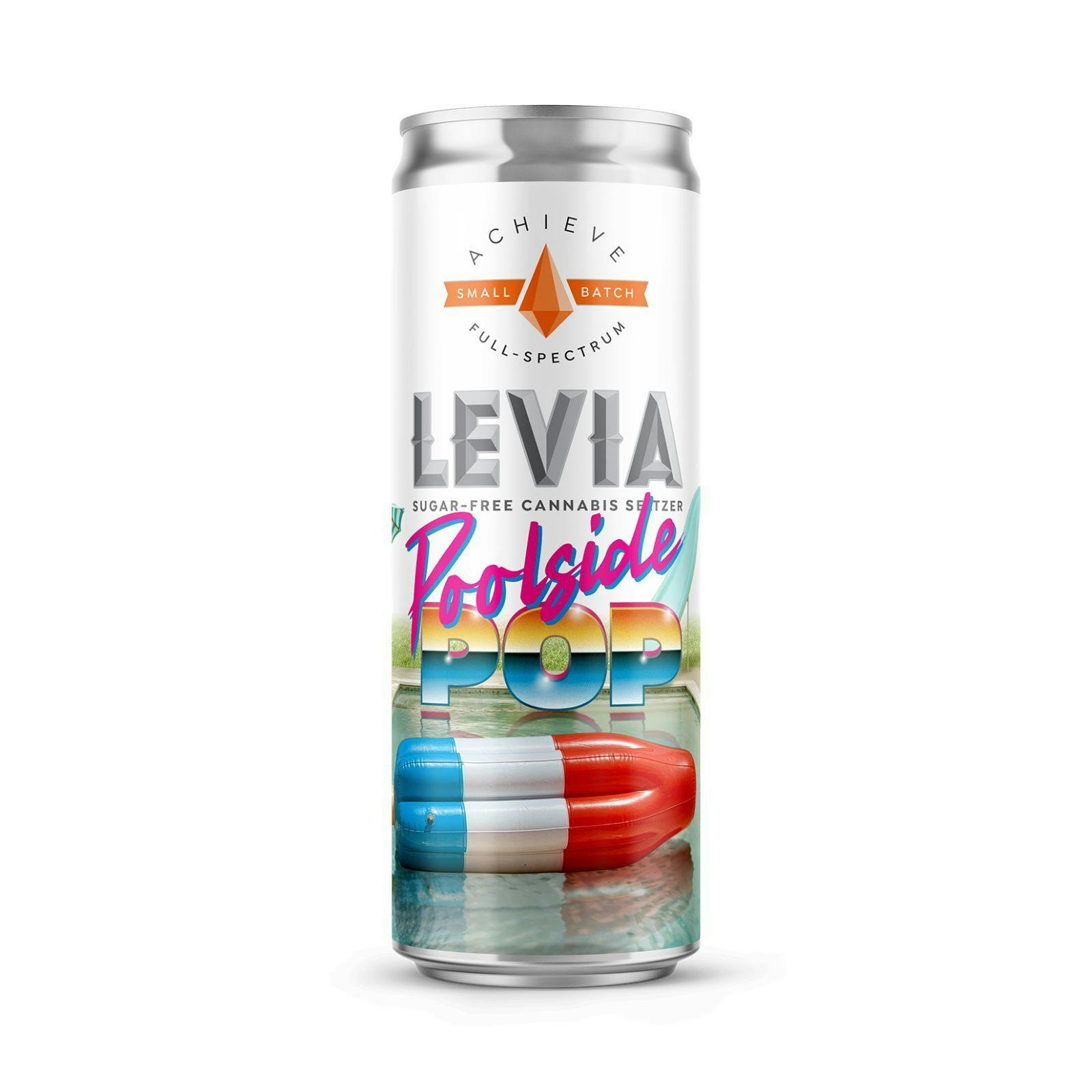 Poolside Pop Seltzer *Sativa* | Levia at The Piping Plover: Recreational Cannabis Dispensary Wellfleet, Cape Cod
