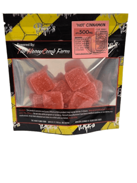 B's Cubes Gummies: Hot Cinnamon - 500MG