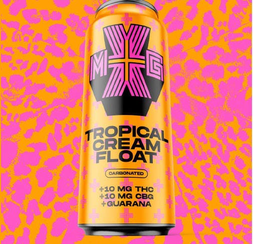 XMG+ TROPICAL CREAM FLOAT DRINK (10MG THC & CBG) - 355 MILLILITER