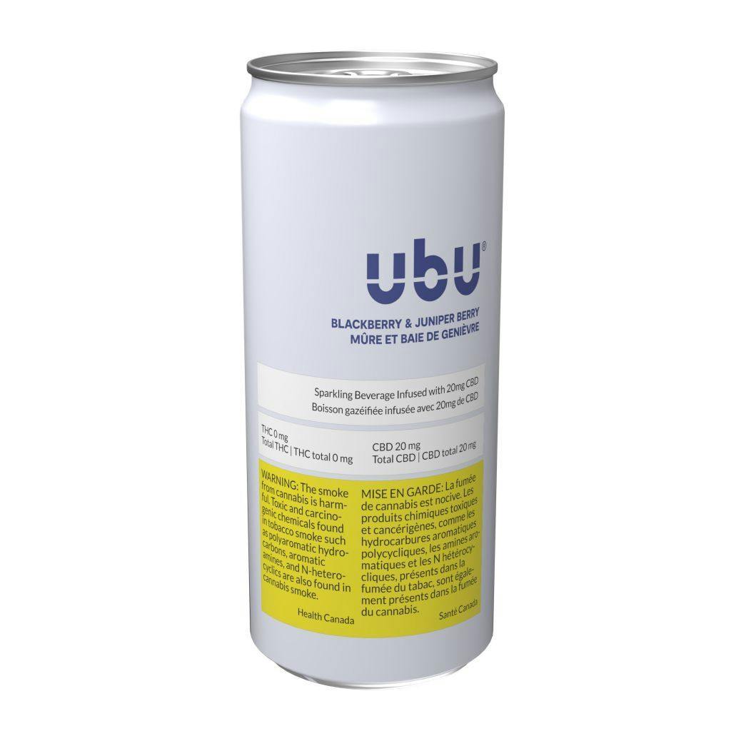 UbU - Blackberry and Juniper Berry Sparkling Beverage Blend - 1x355ml