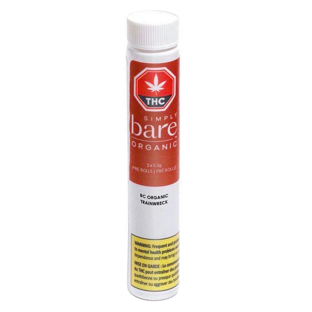 SIMPLY BARE BC Organic Trainwreck Pre-Rolls