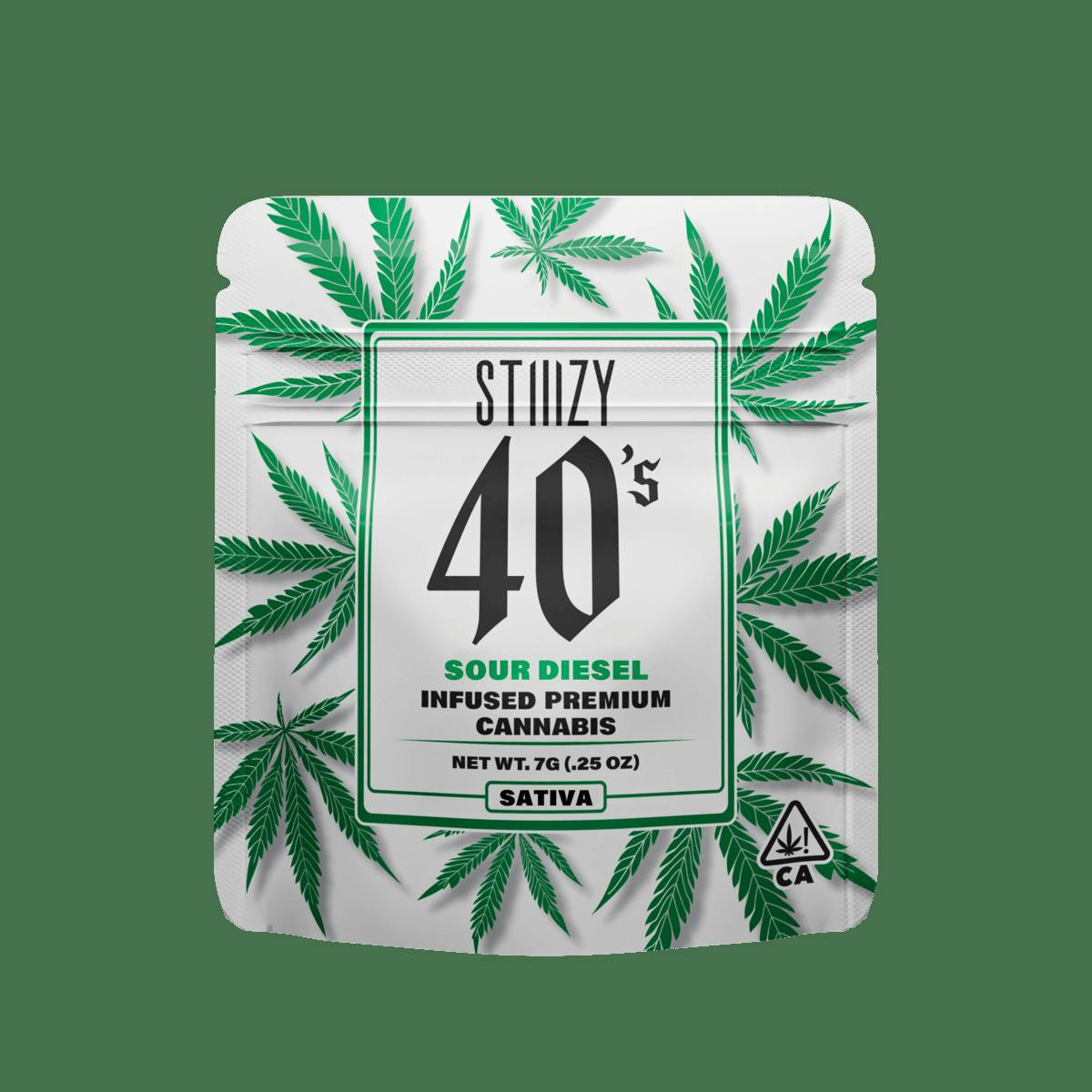 - SOUR DIESEL - 7G 40's Infused Flower