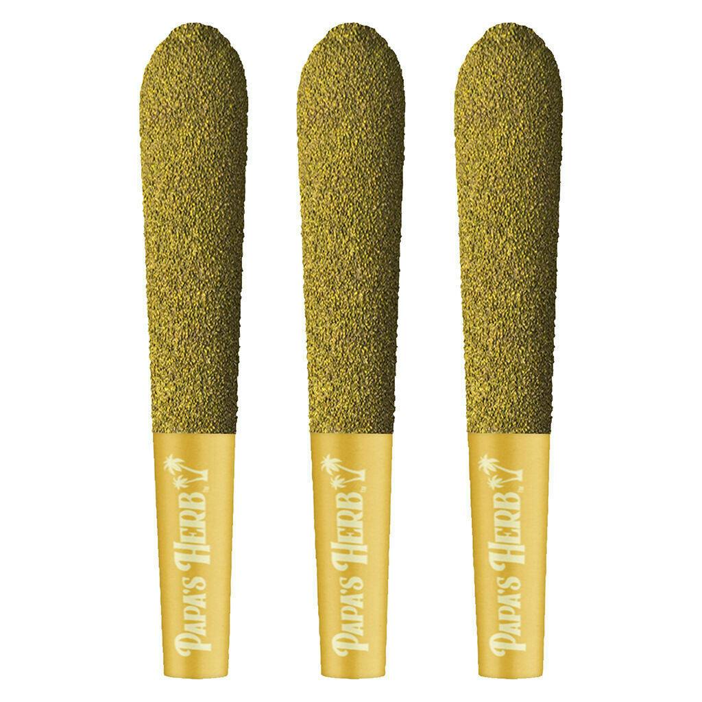 Papa's Herb - Blueberry Zlshie Kief Coated Diamond Infused Pre-Roll - Hybrid - 3x0.5g