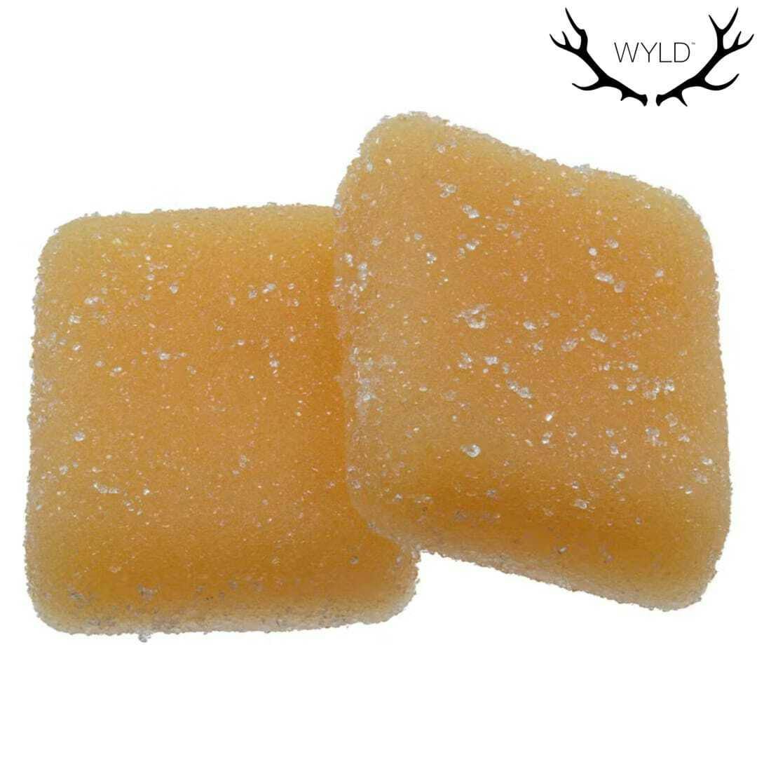 Wyld | 1:5 Real Fruit Peach THC:CBD Gummies | 2PC~