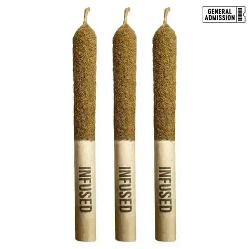 General Admission | Pineapple Drift Diamond Infused Pre-Roll | 3x0.5g *
