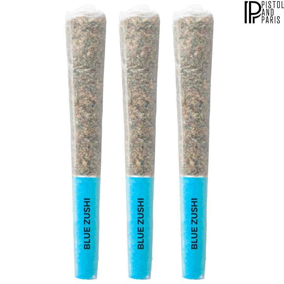 Pistol and Paris | Blue Zushi Pre-Roll | 3x0.5g