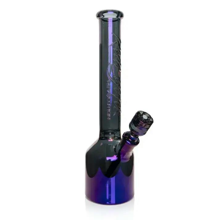 Red Eye Tek | Revolution Canteen Base Bong | Revolver Bowl |17" | Metallic Blue