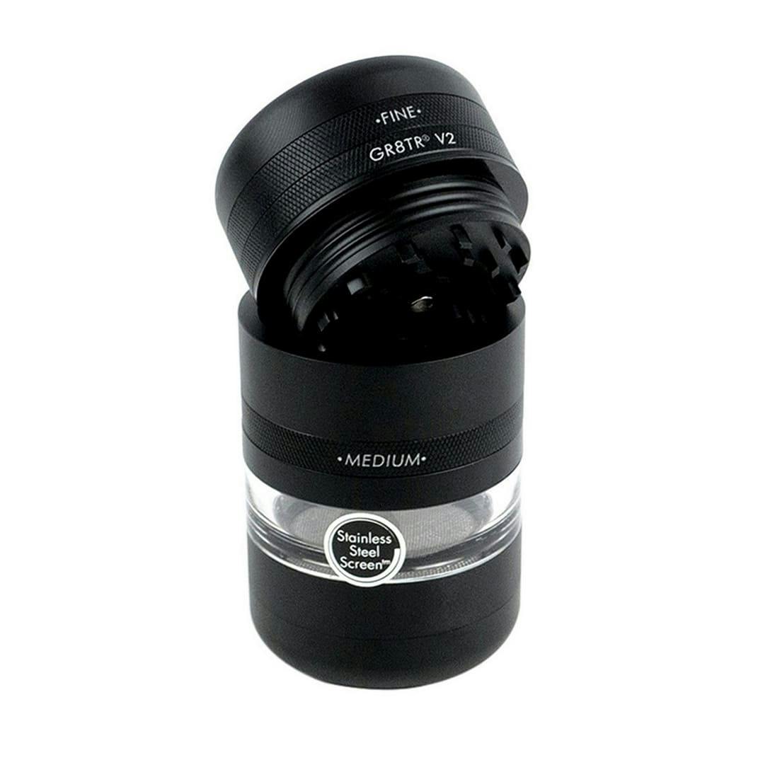 Kannastor | GR8TR V2 Series Grinder Glass Jar Body - Black