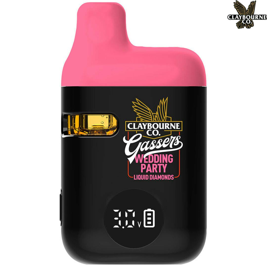 Claybourne | Gassers Wedding Party Liquid Diamonds Disposable Pens | 0.95g *