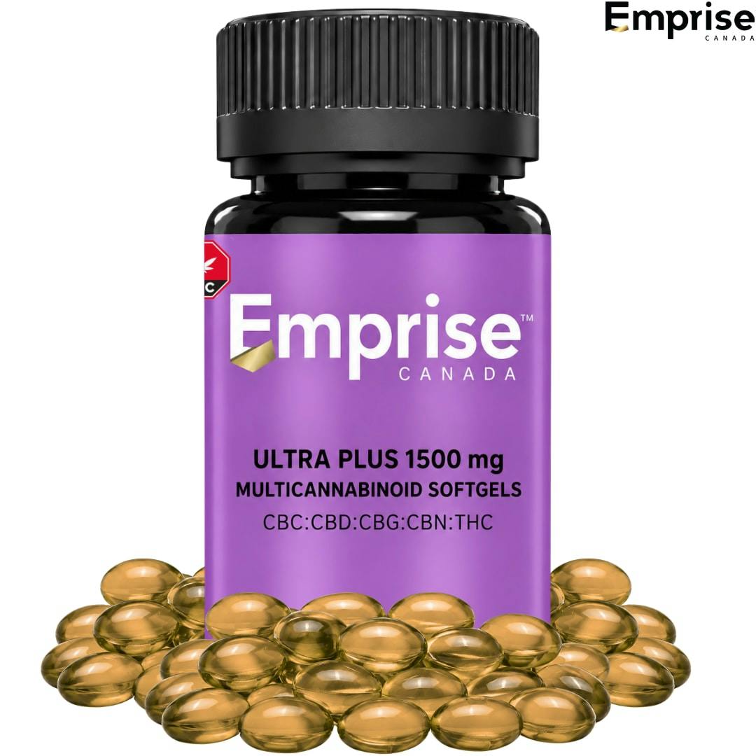 Emprise Canada | Ultra Plus 1500 mg Multicannabinoid Softgels | 30caps