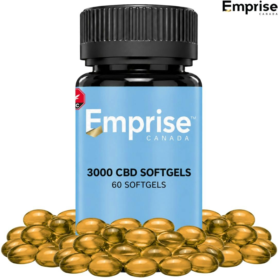 Emprise Canada | 3000 CBD Softgels (60 x 50 CBD) | 60caps