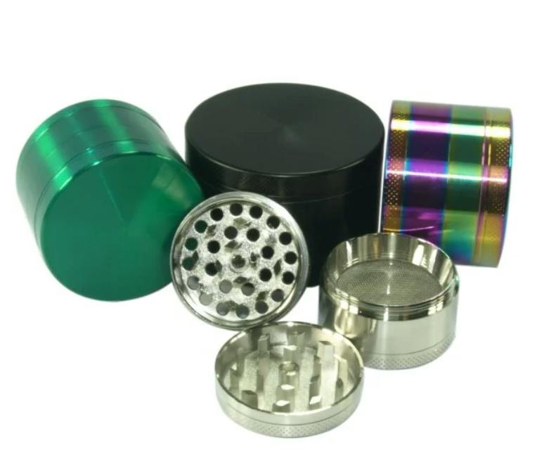 HMI 50mm Four Piece Zinc Grinder Silver