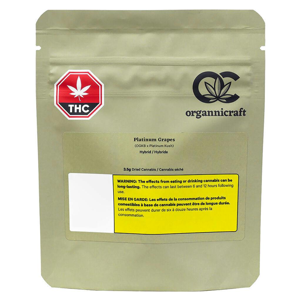Organnicraft - Platinum Grapes - 3.5g