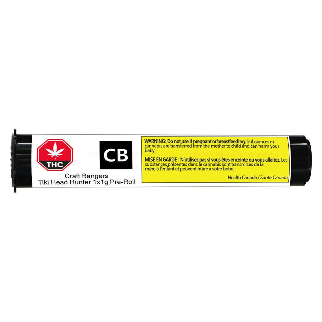 Craft Bangers - Tiki Head Hunter Pre-Roll - 1x1g
