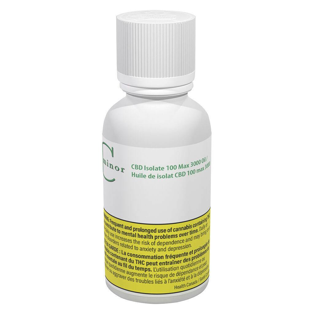 C Minor - CBD Isolate 100 Max 3000 Oil - 30ml