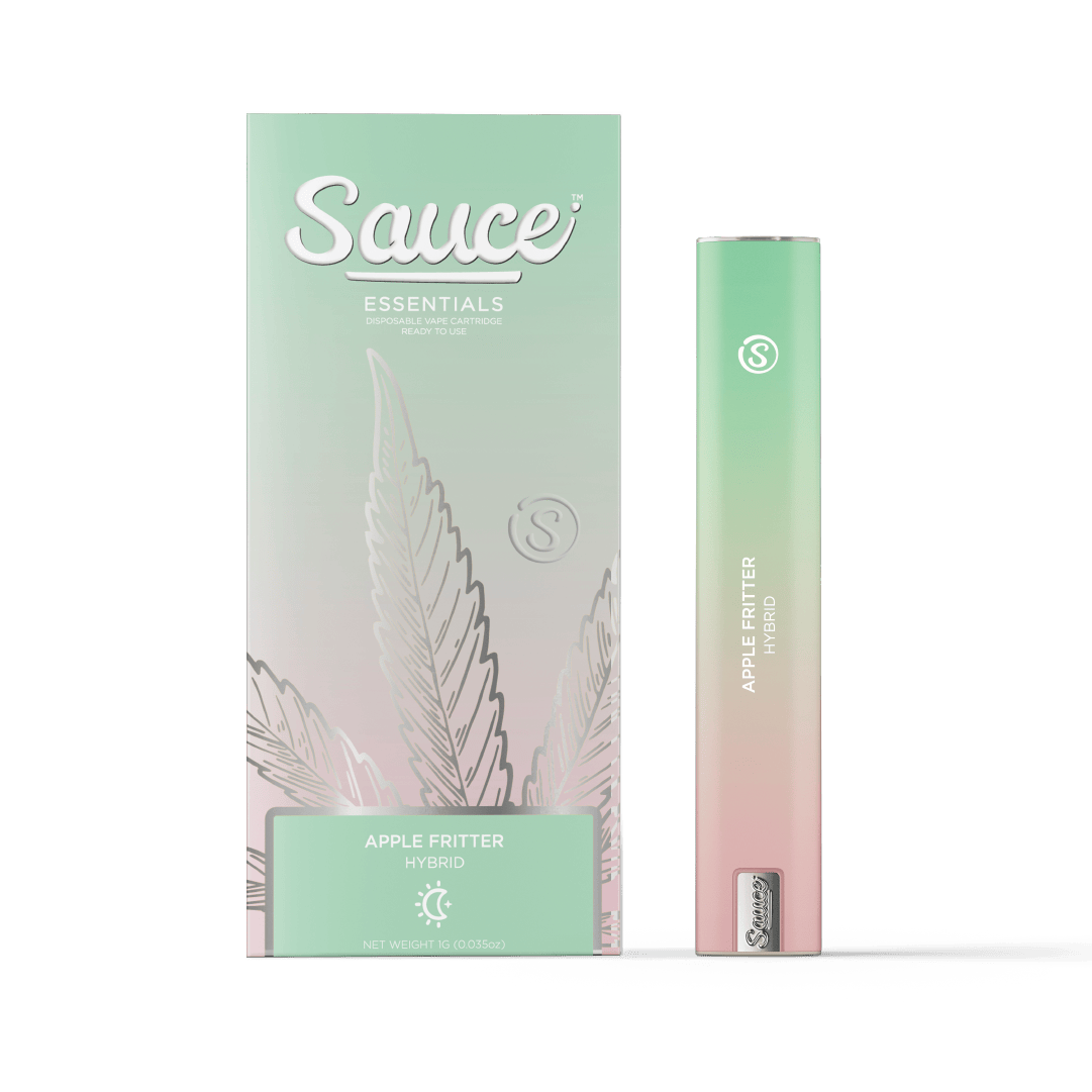 Sauce Essentials - 1g Live Resin AIO* - Apple Fritter - 1G Classics Vape (Hybrid)