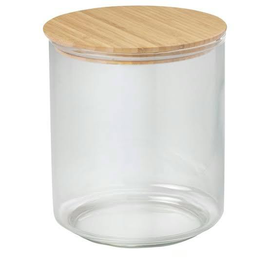 Bamboo Glass Jar - 55mm