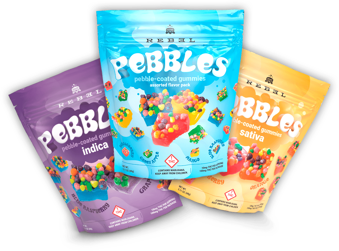 Pebbles Gummies | Indica | 100mg
