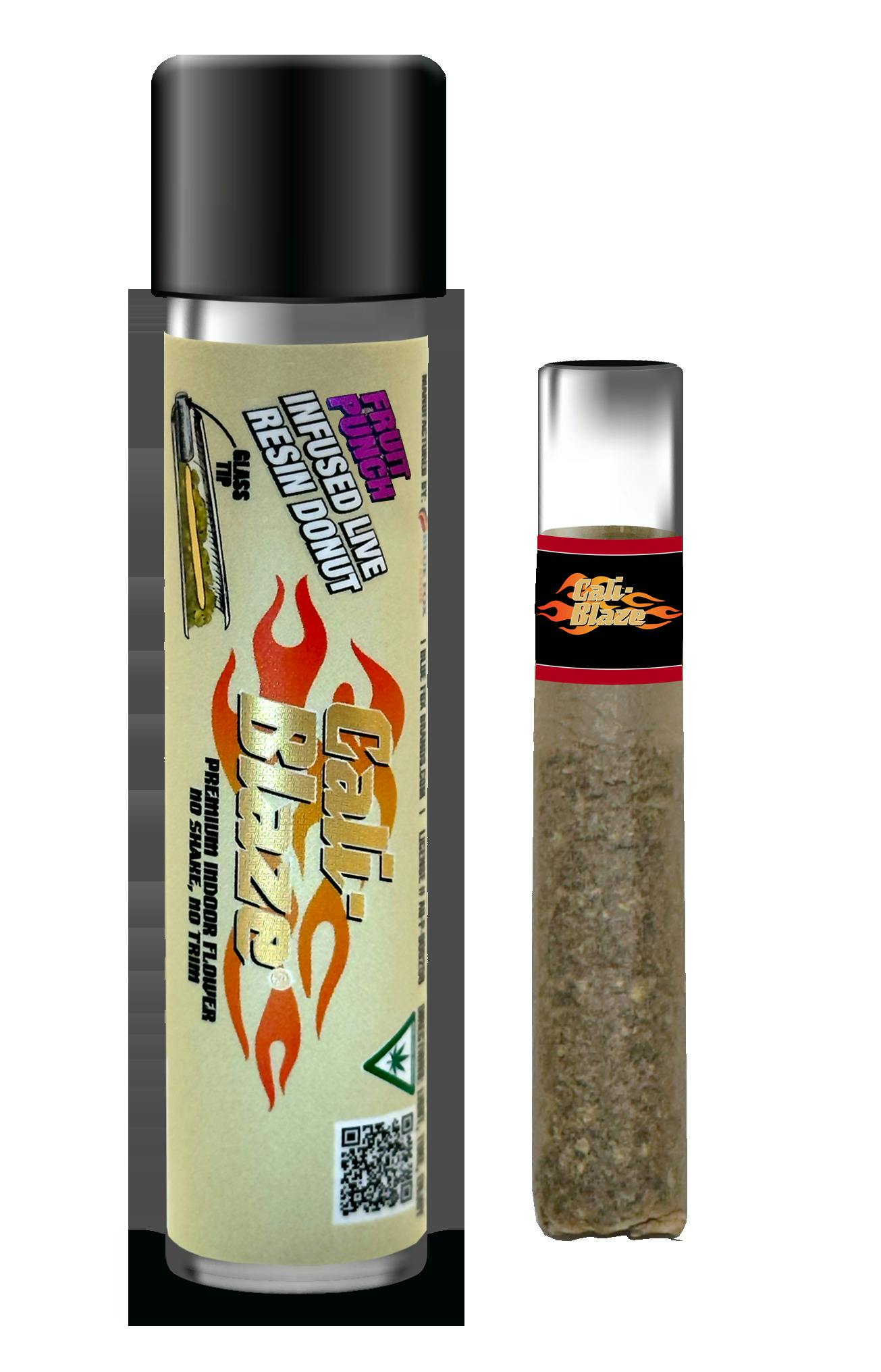Cali Blaze Live Resin Donut Infused Pre-Roll 1.2g (H) Mojito