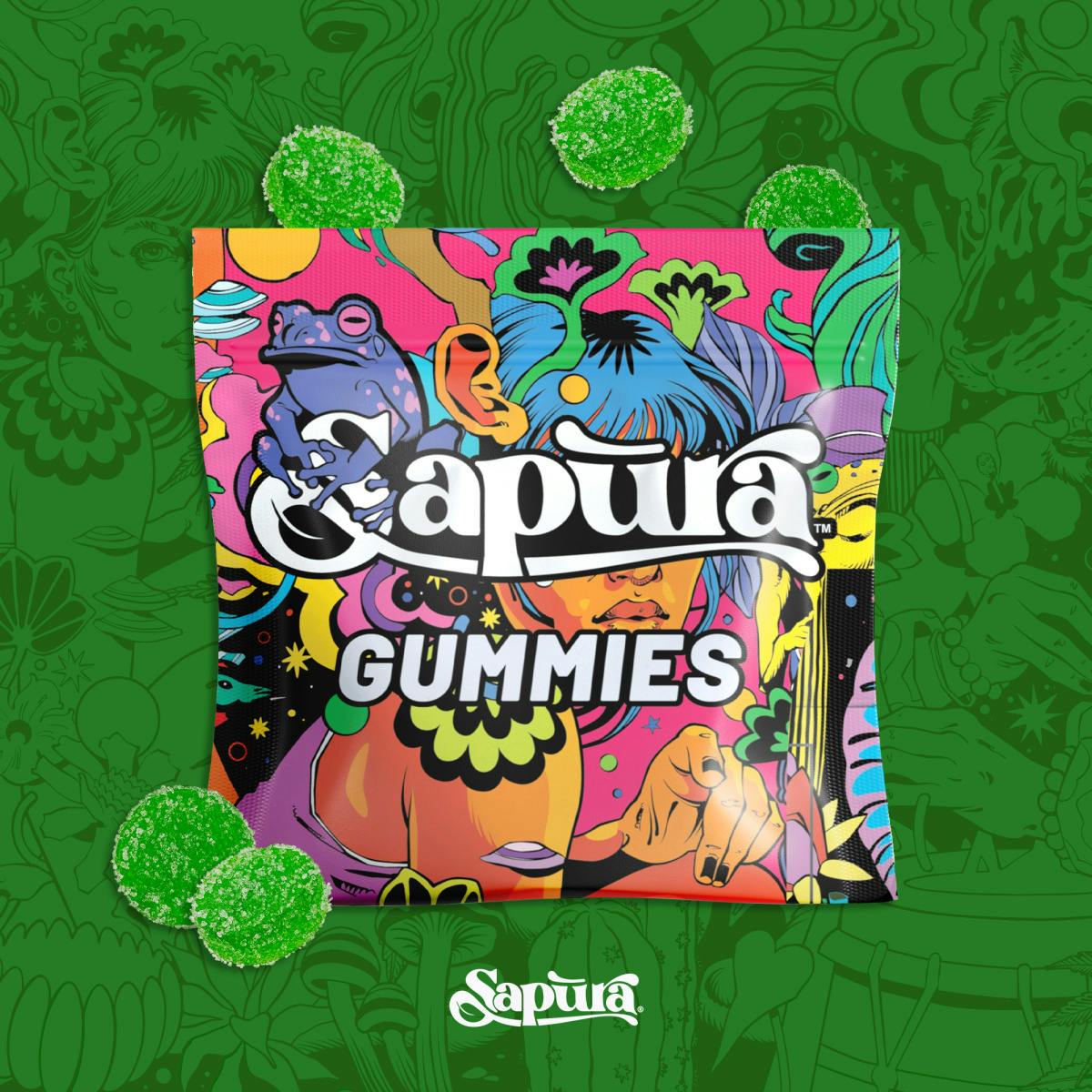 Sour Amped Up Apple | 100mg Gummies
