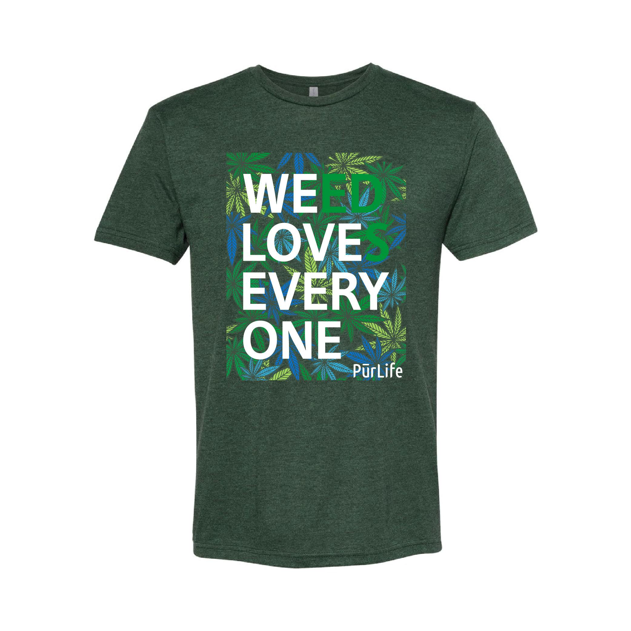 Weed Loves Everyone Forest | Men's Shirt at PurLife Dispensary - T or C