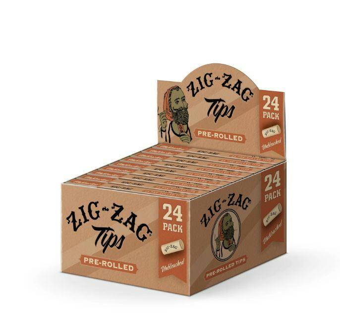 Zig Zag | Unbleached Tips 20pk at PurLife Dispensary Santa Fe