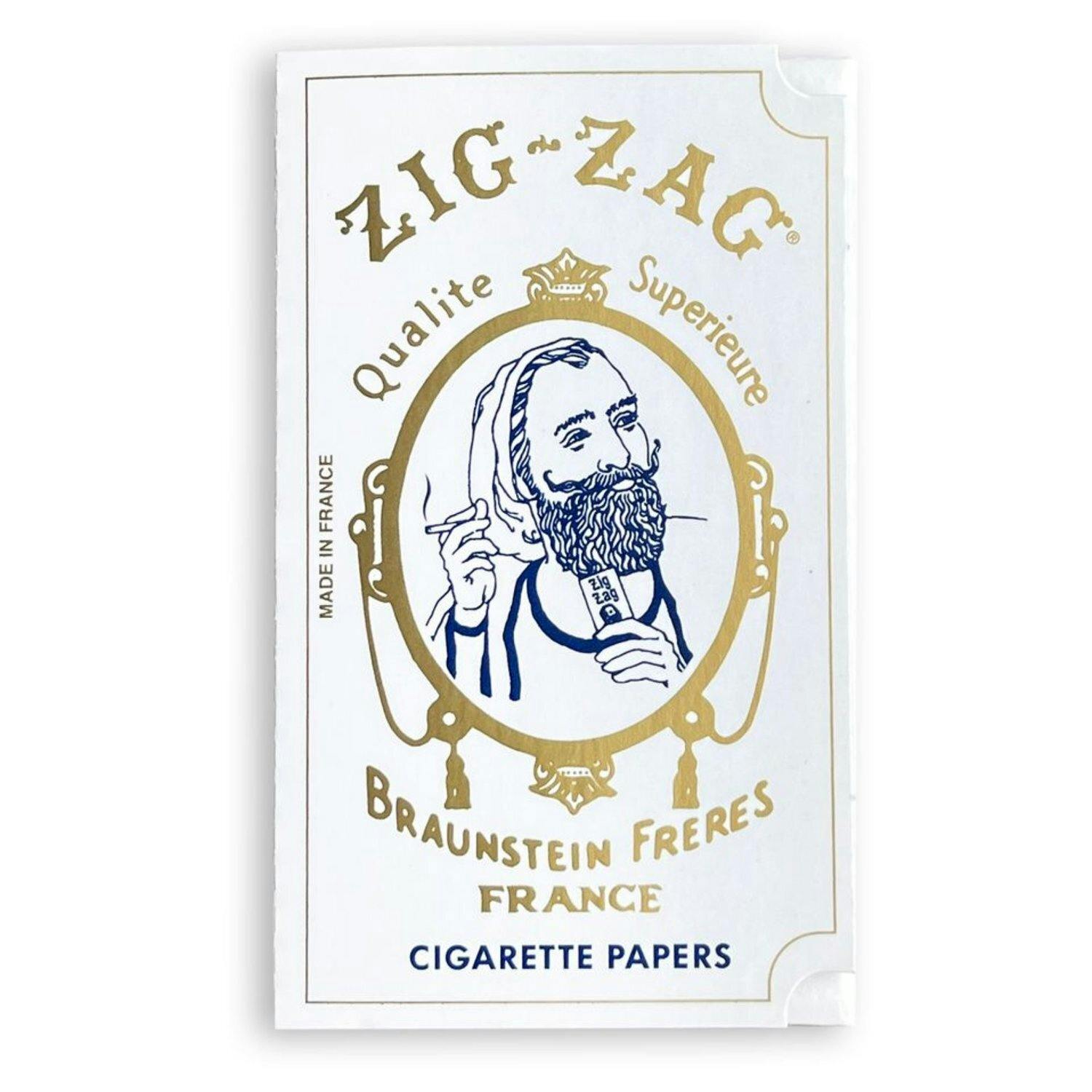 Original White Rolling Papers - Single Wide (70mm) | Zig-Zag - Rolling Papers