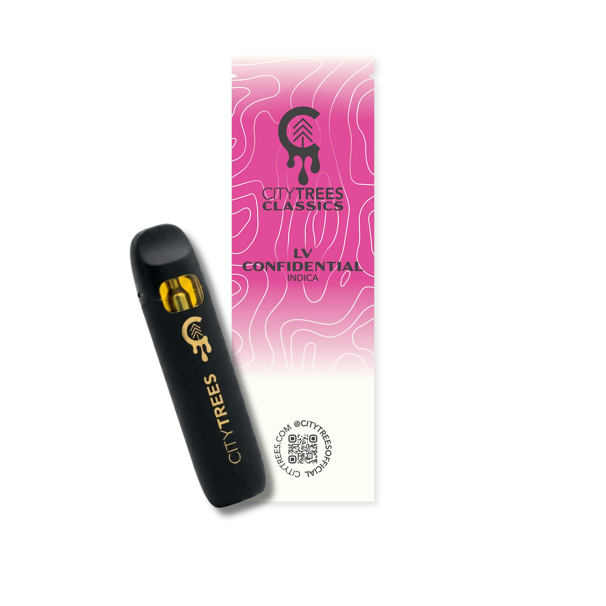 LV Confidential [1g Disposable] | City Trees - Disposable Vape Pen