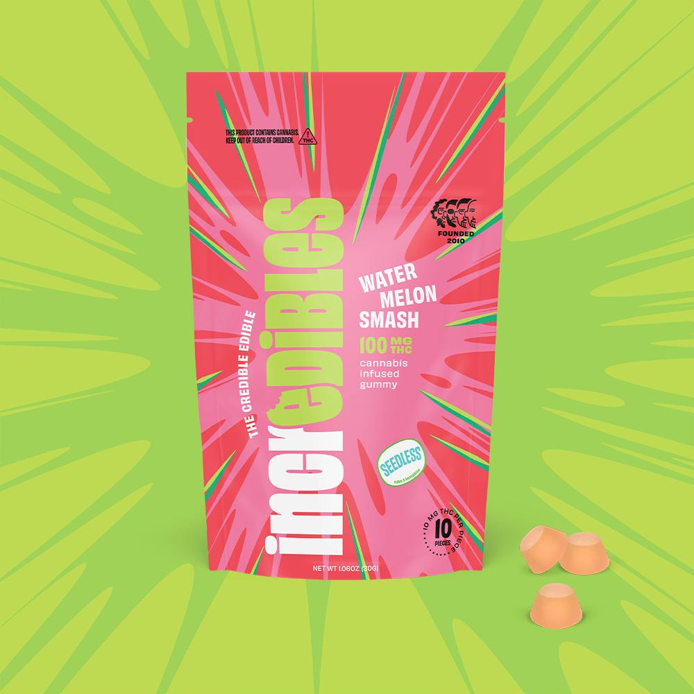 Watermelon Smash [10pk] (100mg) | incredibles - Gummies