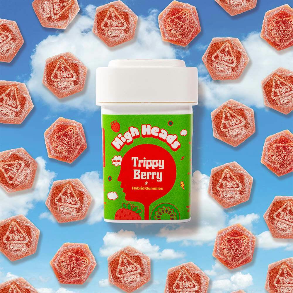 Trippy Berry - Hybrid 10pk (100mg THC) | High Heads - Gummies