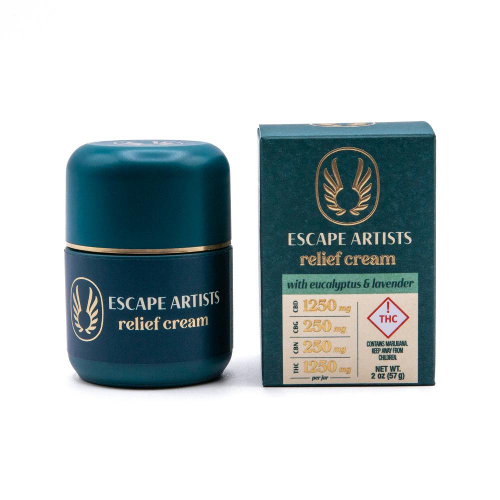 5:1:1:5 Relief Cream - Eucalyptus & Lavender [2oz] (1250mg CBD/250mg CBG/250mg CBN/1250mg THC) | ...