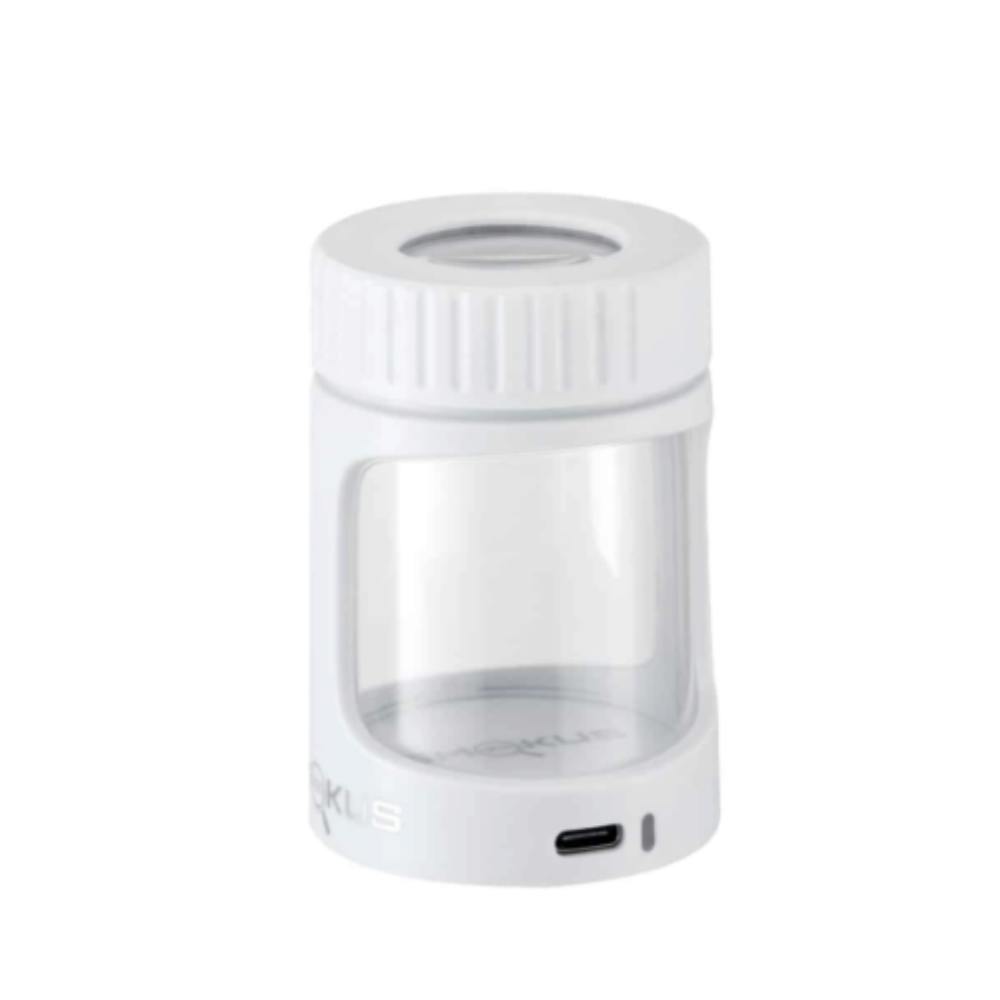 Stash Jar - White | Smokus Focus - Stash Jar
