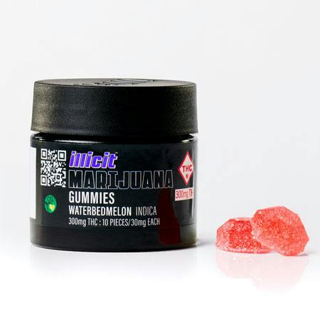 Illicit: Gummies | Waterbedmelon | 300mg | 10pk