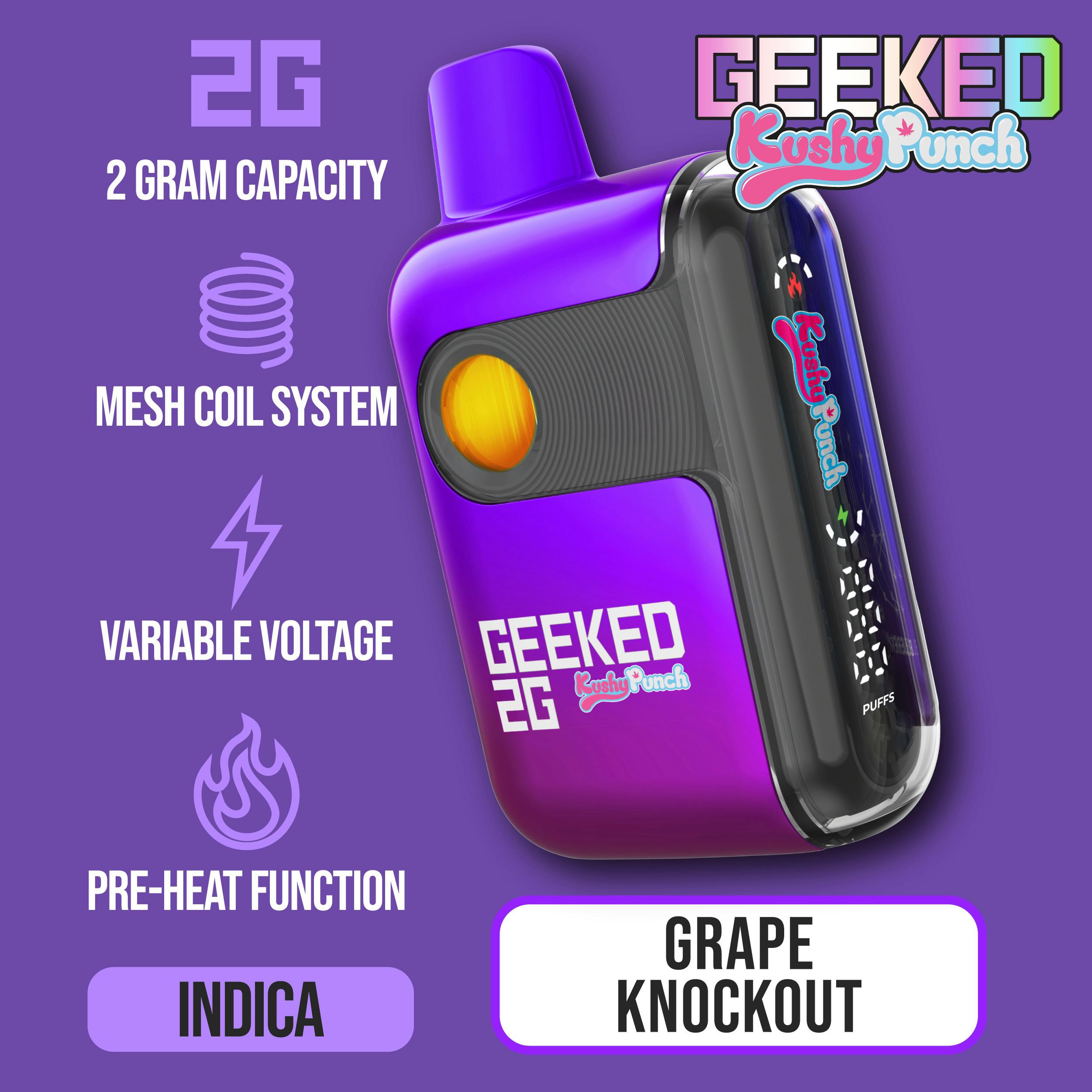 Grape Knockout All-in-One Vape (2g)