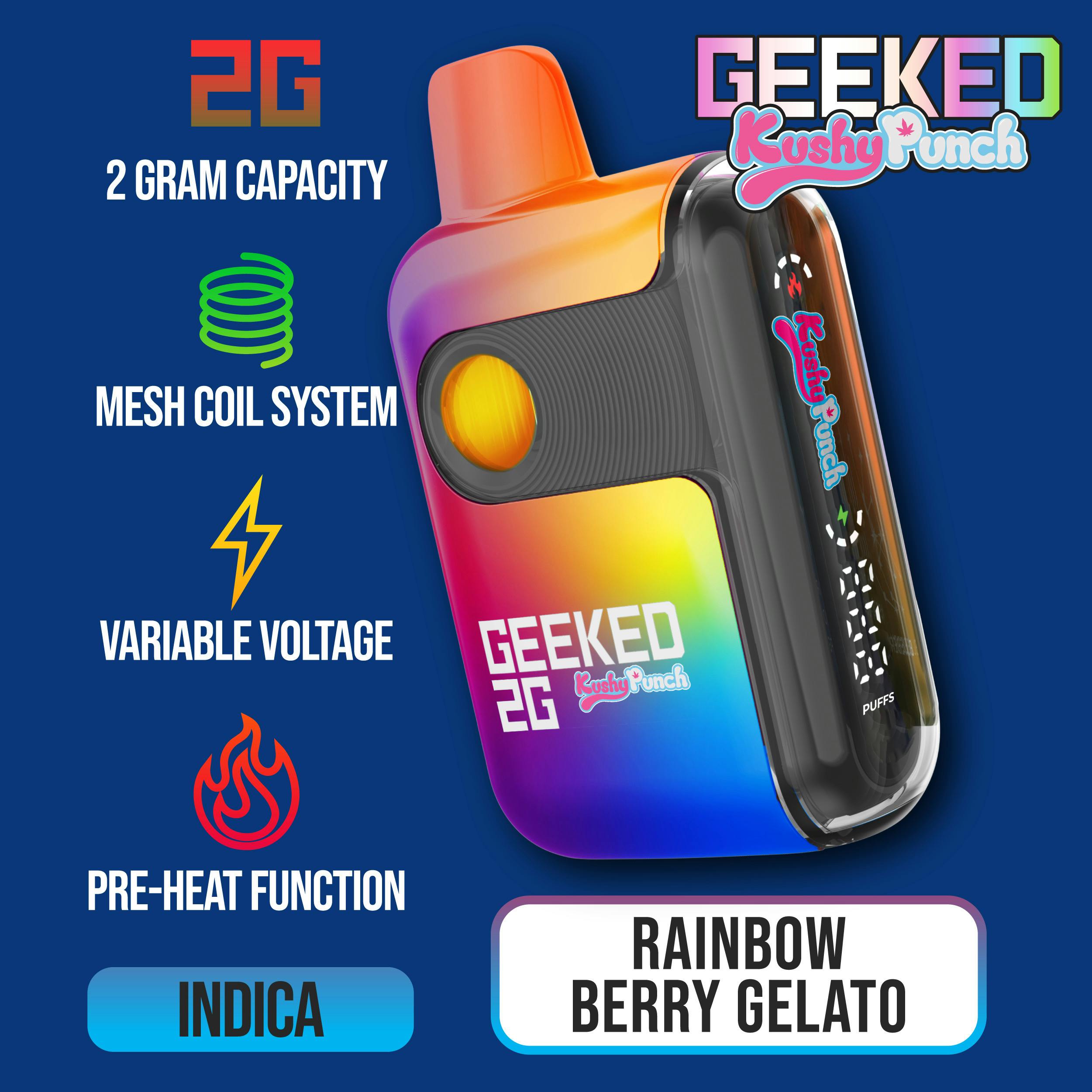 Rainbow Berry Gelato All-in-One Vape (2g)