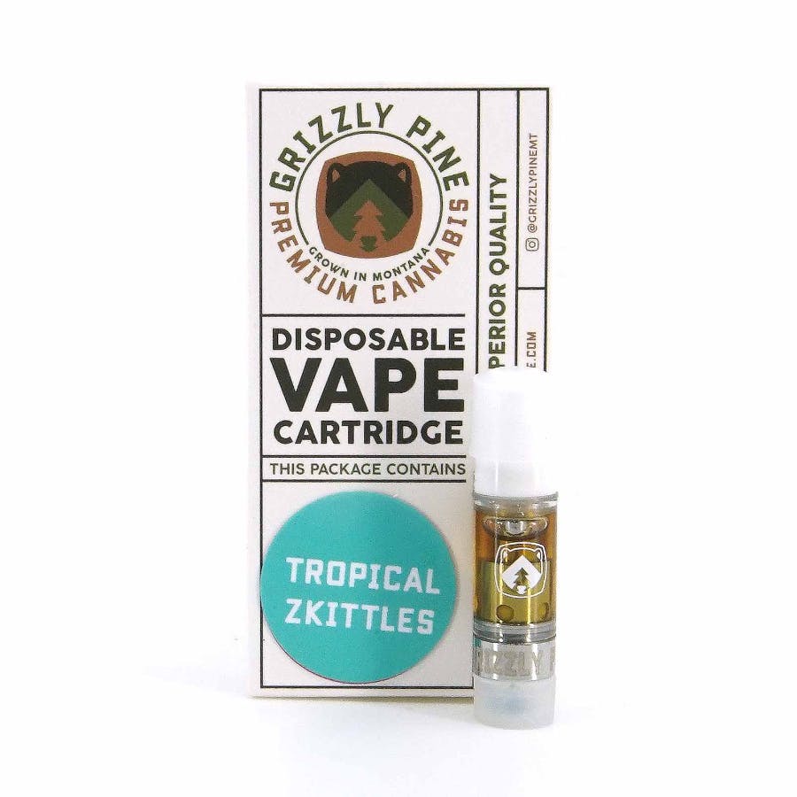 Tropical Zkittles Distillate Cart - 0.5g at Grizzly Pine