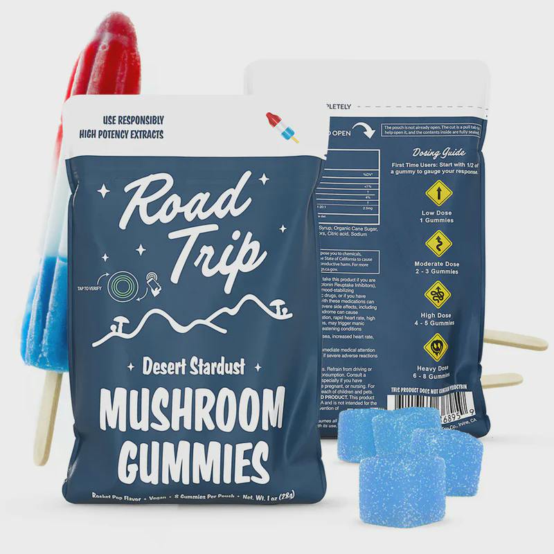 Road Trip Rocket Pop Desert Stardust Mushroom Gummies