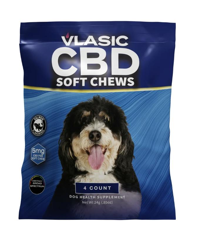 CBD Pet Soft Chews 5mg - Salmon 4ct at Grizzly Pine