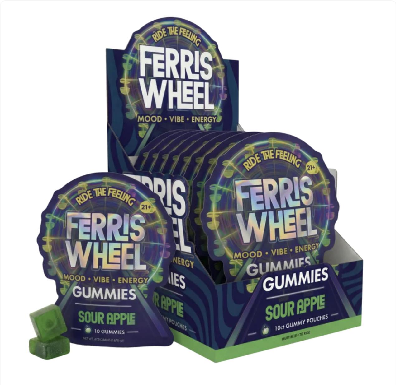 Gummy Pouch- Sour Apple - 10ct