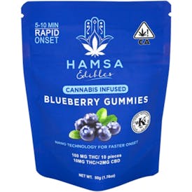 Hamsa - Blueberry Gummies | 100mg - 1 gram
