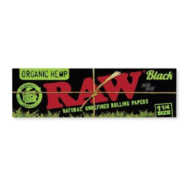 Sixty Four & Hope - Black Raw Organic Papers 1 1/4th