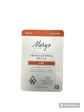 Mary's Medicinal - CBG Transdermal Patch