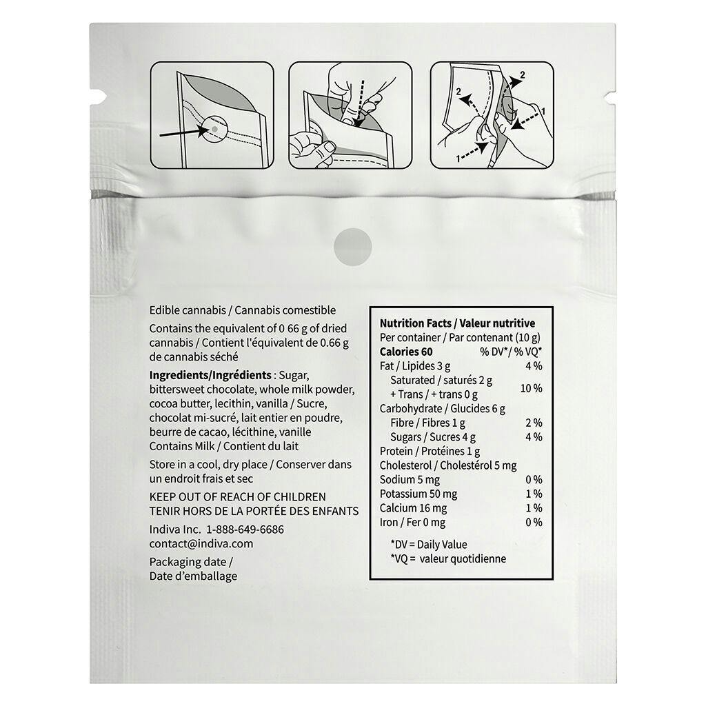 THC Milk Chocolate Bar Blend - 1x10g